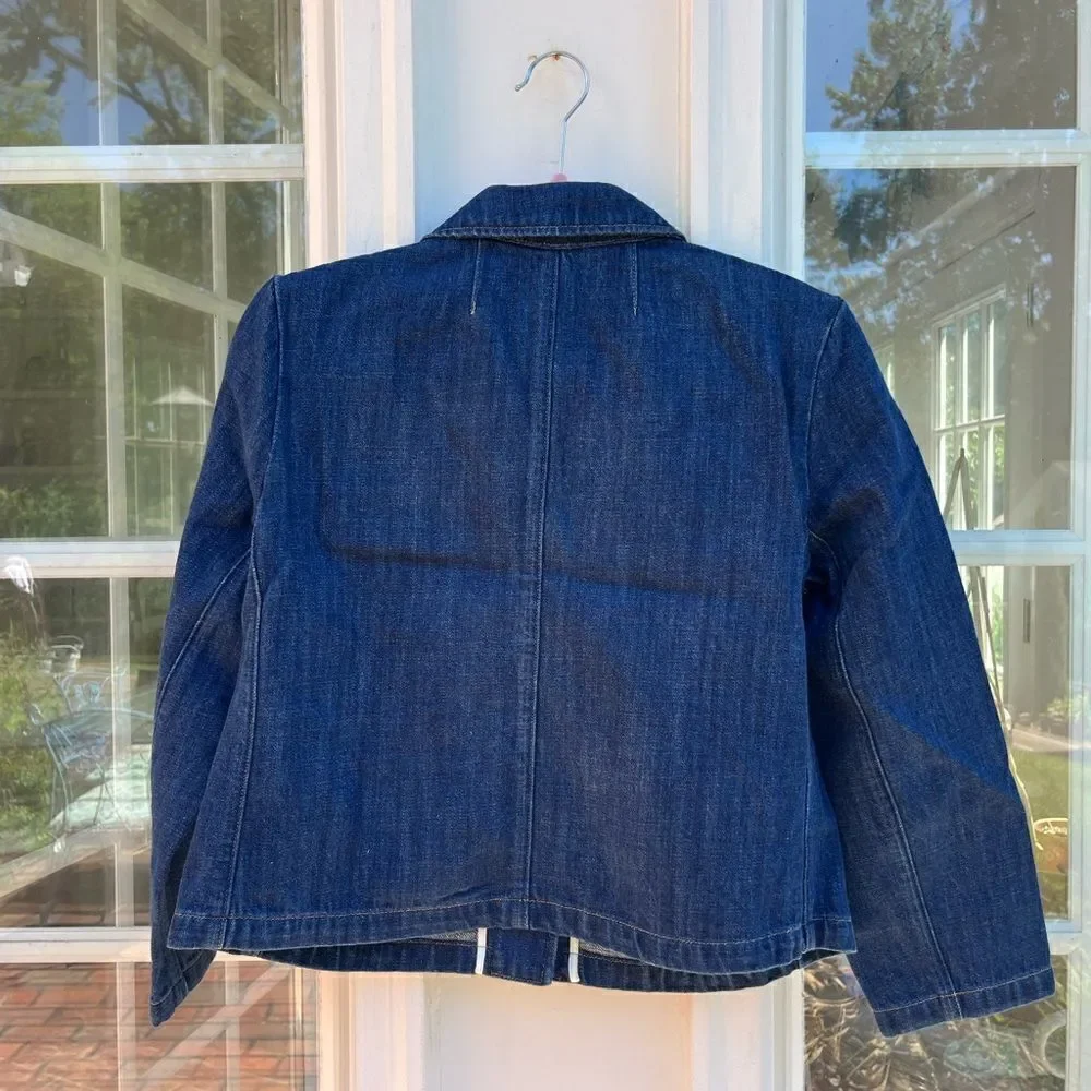 J Crew Denim Blazer Jacket in Resin Wash NWT